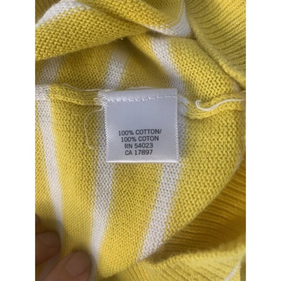 (B-37) short sleeves womens top banana republic size S yellow‎ - Picture 6 of 6